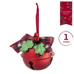 DEAR SANTA - Campana Roja 9cm