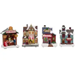 DEAR SANTA - Casas Iluminadas Surtido 13.5cm