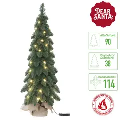 DEAR SANTA - Árbol 50 LED Cálida 90cm