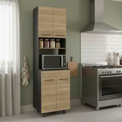 JUST HOME COLLECTION - Mueble de Cocina Torre Microondas Luna 60cm