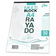 LORO - Block Rayado A4 50 Hojas