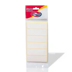 PEGAFAN - Etiquetas Rectangulares Blancas 23.5 x 76mm Bolsa 100 Und