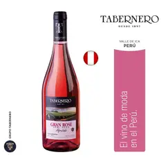 TABERNERO - Vino Rose Semi Seco Botella 750 mL
