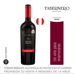 TABERNERO - Vino Tinto Fina Reserva Botella 750 mL