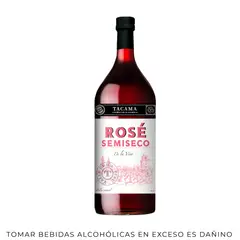 TACAMA - Vino Rosé Semi Seco Botella 2 L