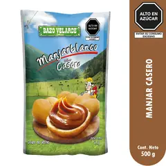 BAZO VELARDE - Manjar Blanco Casero Bolsa 500 g