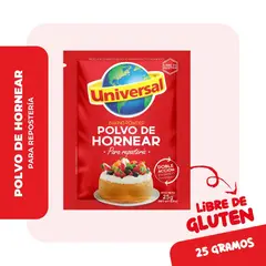 UNIVERSAL - Polvo de Hornear Bolsa 25 g