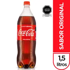 COCA COLA - Gaseosa Botella 1.5 L