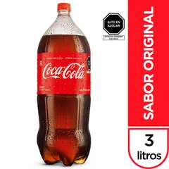 COCA COLA - Gaseosa Botella 3 L