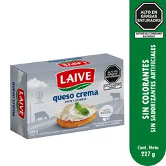 LAIVE - Queso Crema en Barra Empaque 227 g