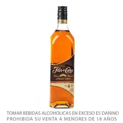 FLOR DE CAÑA - Ron 4 Años Botella 750 mL