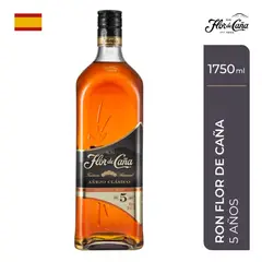 FLOR DE CAÑA - Ron 5 Años Botella 1.75 L