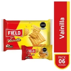 FIELD - Galleta de Vainilla Sixpack 222 g