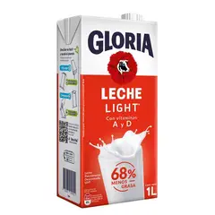 GLORIA - Leche UHT Light Caja 1 L