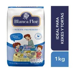 BLANCA FLOR - Harina de Trigo Preparada Bolsa 1 Kg