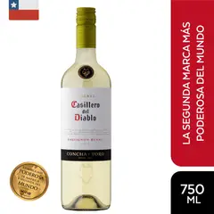 CASILLERO DEL DIABLO - Vino Sauvignon Blanc Botella 750 mL