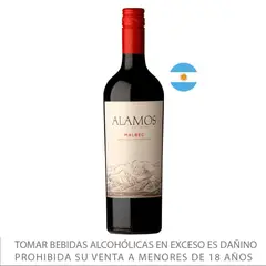 ALAMO - Vino Malbec Alamos 13.5° Botella 750 mL