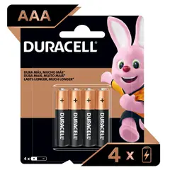 DURACELL - PILAS ALCALINAS AAA X4UN