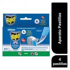 RAID - Insecticida Eléctrico Con 4 Pastillas