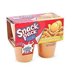 SNACK PACK - Hunts Pudín Butterscotch Empaque 4 Und