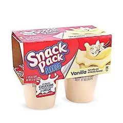 SNACK PACK - Pudín Vainilla Pack 4 Und