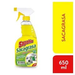 SAPOLIO - Sacagrasa Cocina Limón Envase 650 mL