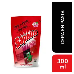 SAPOLIO - Cera en Pasta Roja Doypack 300 mL