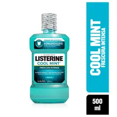 LISTERINE - Enjuague Bucal Cool Mint Botella 500 mL