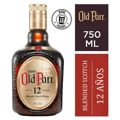 OLD PARR - Whisky Con Estuche 40° Botella 750 mL