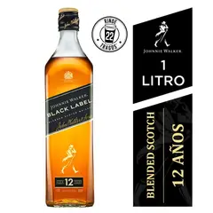 Whisky Black Label Botella 1 L
