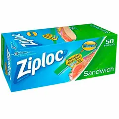 ZIPLOC - Bolsas Sandwich Caja 50 Und