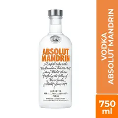 ABSOLUT - Vodka Mandrin 31.6° Botella 750 mL