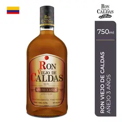 VIEJO DE CALDAS - Ron Añejo 3 Años Botella 750 mL