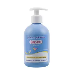 SIMONDS - Jabón Líquido de Glicerina Celeste Envase 340 mL