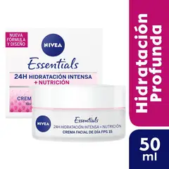 NIVEA - Crema Facial Essentials Día SPF15 Envase 50 mL