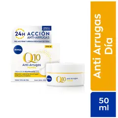 NIVEA - Crema Facial Visage Antiarrugas Q10 Plus Día Envase 50 mL