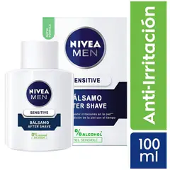 NIVEA - Bálsamo Post Afeitado Men Anti Irritación Envase 100 mL