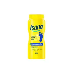 ISANA - Talco Para Pies Triple Acción Envase 60 g