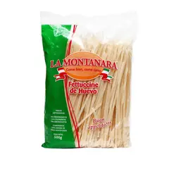 LA MONTANARA - Fideo Fetuccini de Huevo Montanara Bolsa 500 g