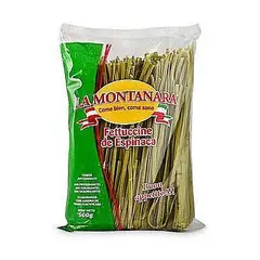 LA MONTANARA - Fideo Fetuccini con Espinaca Montanara Bolsa 600 g