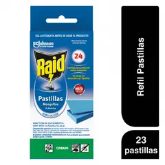 RAID - Refil Repelente En Pastilla Pack 24 Und