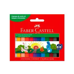 FABER CASTELL - Plastilina Jumbo Caja 12 Und