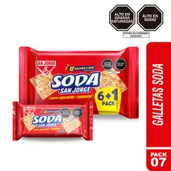 SAN JORGE - Galleta de Soda Pack 7 Und