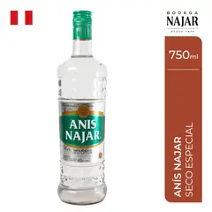 NAJAR - Licor Anís Verde Botella 750 mL