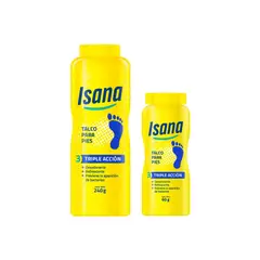 ISANA - Talco para Pies 240 g + 60 g