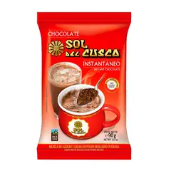 SOL DEL CUSCO - Chocolate Instantáneo Bolsa 90 g
