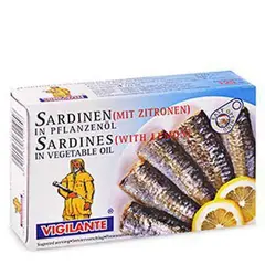 undefined - Sardinas en Aceite al Limón Vigilante 120 g
