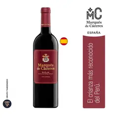 MARQUES DE CACERES - Vino Tinto Crianza España Botella 750 mL