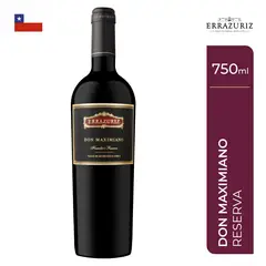 ERRAZURIZ - Vino Don Maximiliano Botella 750 mL