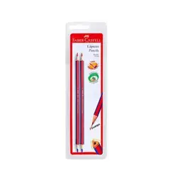 FABER CASTELL - Lápiz Bicolor B737 Azul Y Rojo Empaque 2 Und